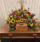 Sunflower Urn Wreath (281) 