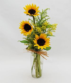 Sunflower Vase  