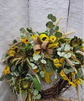 Sunflower wreath  Wreath 