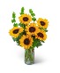Sunflowers and Bells Flower Arrangement