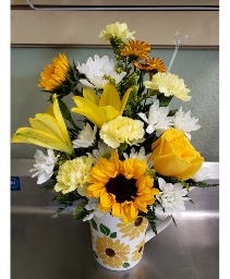 Sunflowers and Sunshine mug  
