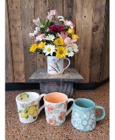 Sunflowers and Sunshine mug 
