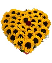 Sunflowers Box Box Arrangement