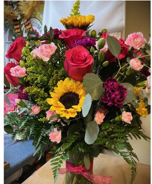 Sunflowers for you vase
