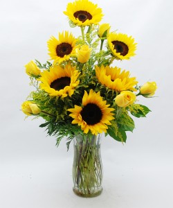 Sunflowers and Roses Mix Arr