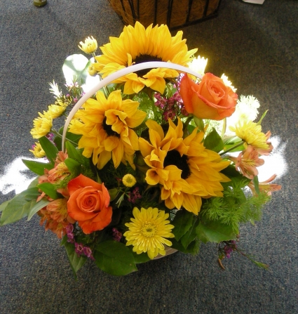 Sunflowers Plus by Renaissance Basket