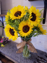 #sunflowers vase 