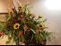 Sunflowers with a Twist casket spray