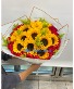 Sunflowers with roses All occasions