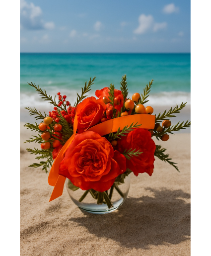 Sunkissed Tangerine Floral Arrangement