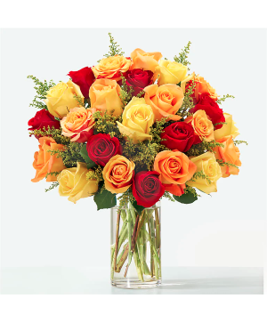 Sunlit Fall Rose  Bouquet