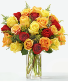 Sunlit Fall  Deluxe 24 Rose Bouquet