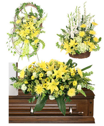 Sunlit Prayer Sympathy Collection in Killeen, TX | Marvel's Flowers & Flower Delivery