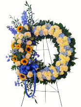 Sunlit Remembrance Wreath