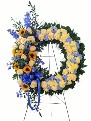 Sunlit Remembrance Wreath