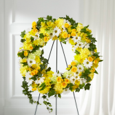 Sunlit Splendor Wreath Arrangement