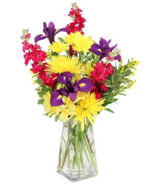 Sunlit Triumph Flower Arrangement
