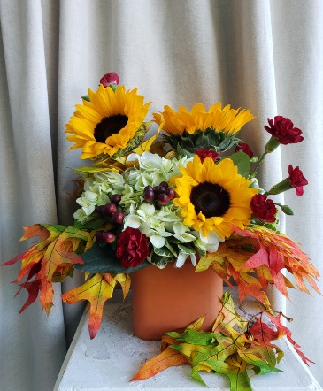SUNNY AUTUMN DAY Flower Arrangement in Hampstead, NC | Surf City Florist