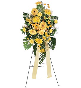 SUNNY BLESSINGS FUNERAL SPRAY