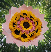 Sunny Bloom  Hand Bouquet 