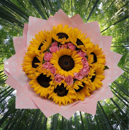 Sunny Bloom  Hand Bouquet 