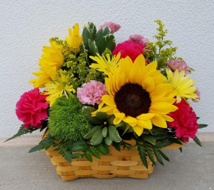 Sunny Blooms Basket Special Design