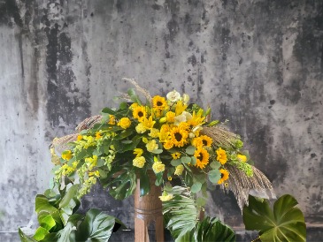 Sunny Chic Casket Cover Casket Cover  in Fort Walton Beach, FL | Alyce's Floral Design