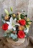Sunny Day Blooms arrangement in a vase