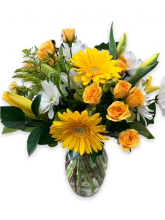 Sunny Day Bouquet Vase Arrangement