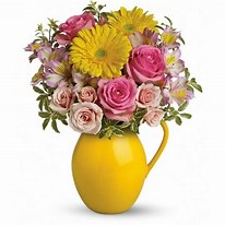 sunny day pitcher of charm vase