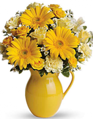 Sunny Day Pitcher  Vase
