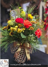 Sunny Day Silk Vase Arrangement 