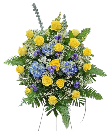 Sunny Days  Standing Spray in Laurel, MD | Lea's Flower Shop