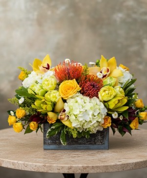 Sunny Days Wooden Rustic Box