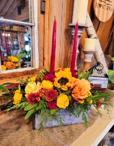 Sunny Fall Centerpiece Fall Centerpiece