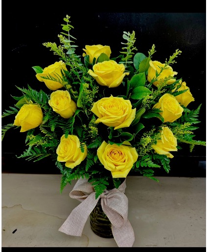 Sunny Love Vase  arrangement