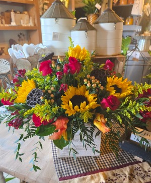 Sunny side up Box arrangements 