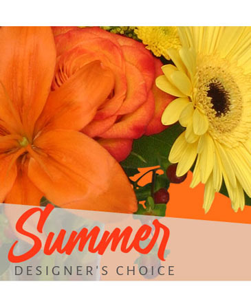 Sunny Summer Florals Designer's Choice in Haverhill, MA | PASSION FLOWERS SHOP INC