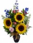 Sunny Sun Flower  Vase Arrangement