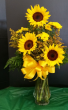Sunny Sunflower  mixed arrangement
