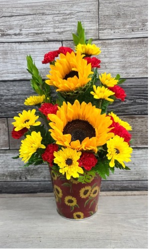 Sunny sunflower pot Fresh Flower Arrangement 