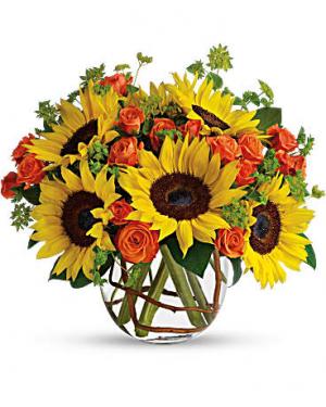 Sunny Sunflowers assorted flowers