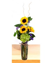Sunny Sunflowers Vase Arrangement