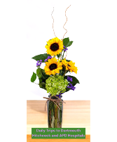 Spiked Sunset Vase Arrangement