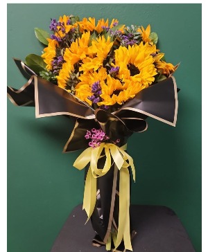 Sunny Sunflowers - $34.99 Wrapped Sunflowers