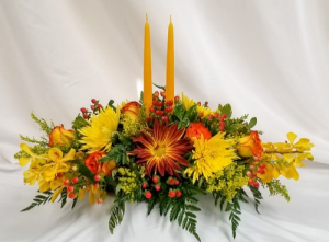 Sunrise in Thanksgiving Day centerpice