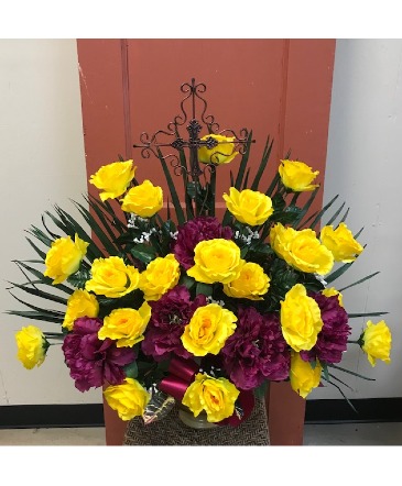 Sunrise of Hope Silk Arrangement in Brenham, TX | Sunny Day Blossoms Design Studio Sunrise of Hope Silk Arrangement in Brenham, TX | Sunny Day Blossoms Design Studio