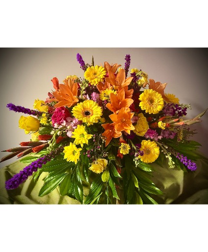 Sunrise Remembrance  Casket Spray 