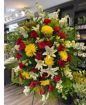 Sunrise Remembrance  Standing Spray