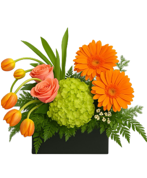 Sunset Bloom Floral Arrangement
